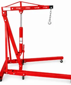 3000 Kg Hydraulic Foldable Floor Crane (Shop Crane) - with 2200 mm Maximum Lifting Height