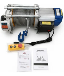 Aluminium Winch - 0.75 - 1.5 Ton - with 4 KW Motor - with 60 Mtr Wire Rope of 8 mm Dia