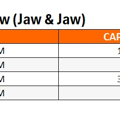Bottle Screw Jaw & Jaw_ Size Chart