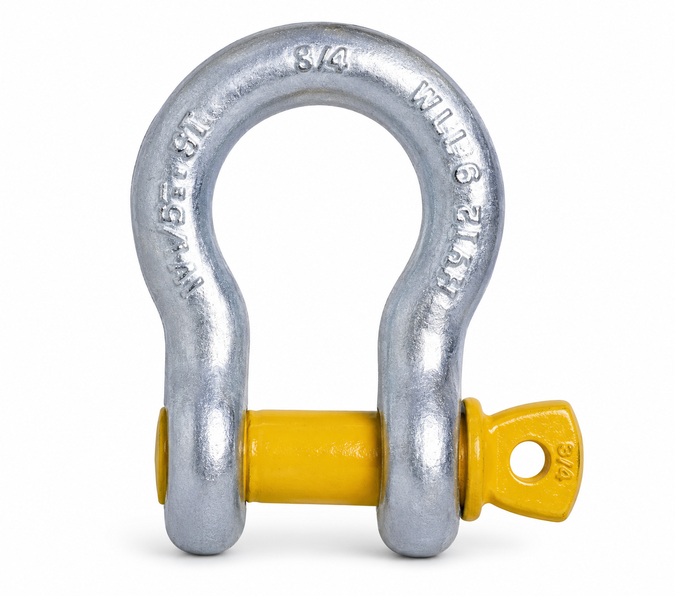Bow Shackle 1 Ton WLL — Galvanised