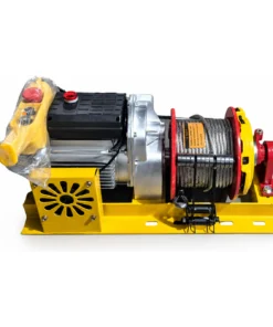 Electric Clutch Winch with Guide - 0.5 to 1 Ton - with 40 Mtr Wire rope of 6 mm dia