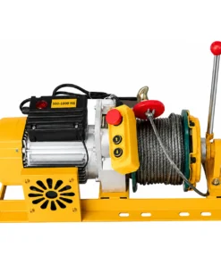 Electric Winch with Clutch - 0.5 - 1 Ton - with 40 Mtr Wire Rope of 6 mm Dia
