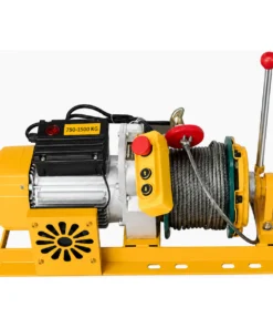 Electric Winch with Clutch - 0.75 - 1.5 Ton - with 60 Mtr Wire Rope of 8 mm Dia