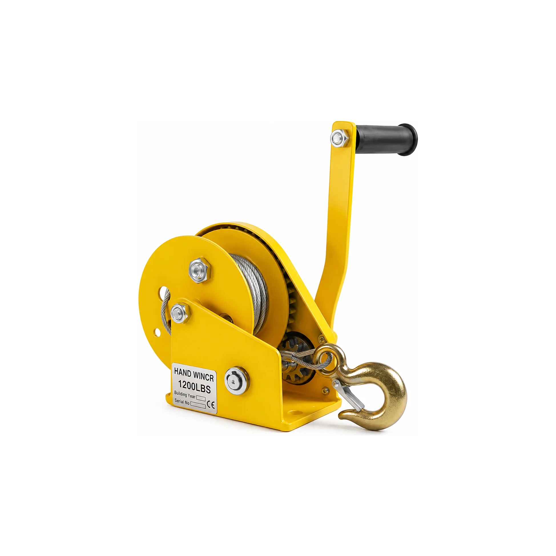 K-2 Boat Winch - 1200 LBS - Wire Dia - 4 mm with 25 Mtr Wire Rope