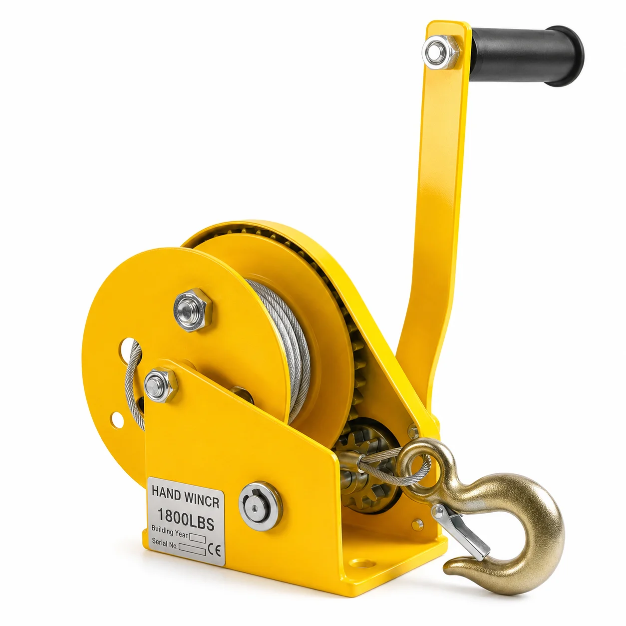 K-2 Boat Winch - 1800 LBS - Wire Dia - 5 mm with 25 Mtr Wire Rope