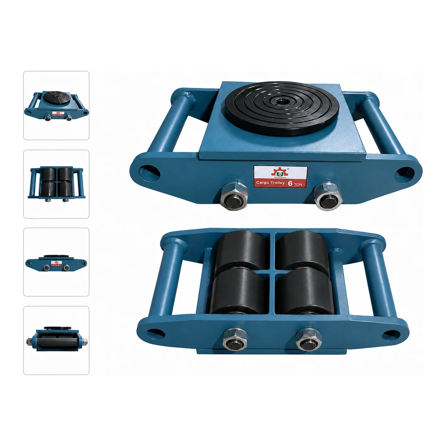 K-2 6 Ton Cargo Trolley PU wheel - (4 Wheel)