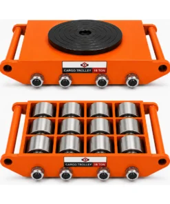 K-2 18 Ton Cargo Trolley Steel wheels - (12 Wheel)