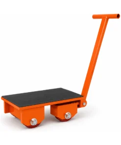K-2 12 Ton Cargo Trolley with Handle Steel Wheels - (8 Wheel)