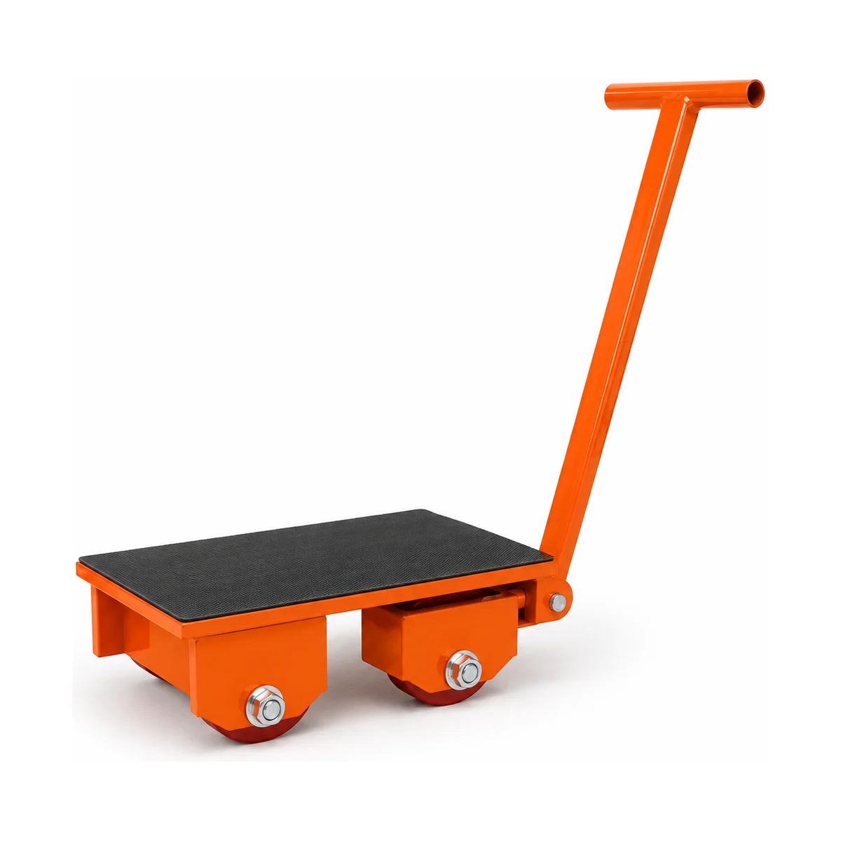 K-2 12 Ton Cargo Trolley with Handle Steel Wheels - (8 Wheel)