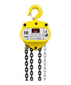 K2 Chain Pulley Block - 10 Ton - 6m Lift - Quad Fall with 10mm Chain