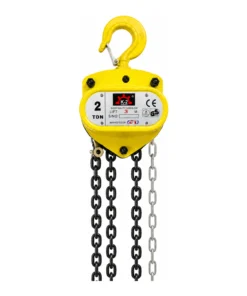 K2 Chain Pulley Block - 2 Ton - 3m Lift - Single Fall with 8mm Chain