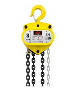 K2 Chain Pulley Block - 3 Ton - 6m Lift - Single Fall with 10mm Chain