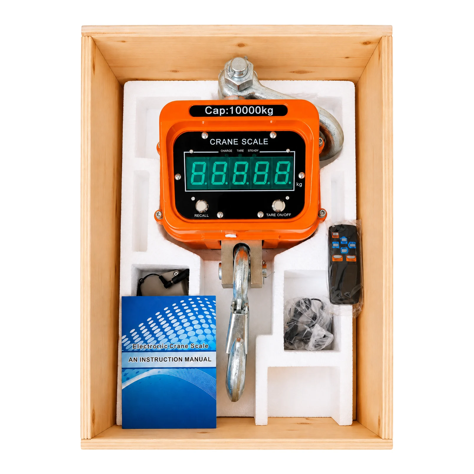 K-2 10000 Kg - Crane Scale Heavy Duty (with Extra Lithium Battery)