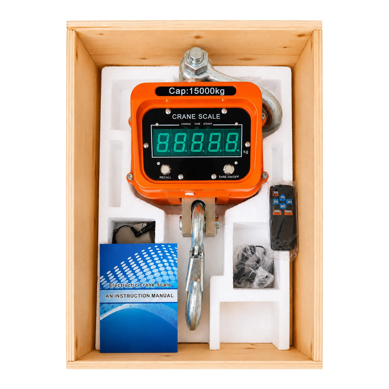 K-2 15000 Kg - Crane Scale Heavy Duty (with Extra Lithium Battery)