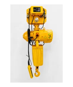 K-2 - 1 Ton Electric Chain Hoist attached with Trolley 3 Phase - 6 Mtr Lift - Double Fall with 6.3 mm Chain