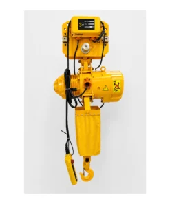 K-2 - 3 Ton Electric Chain Hoist attached with Trolley 3 Phase - 6 Mtr Lift - Double Fall with 10 mm Chain