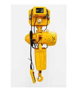 K-2 - 5 Ton Electric Chain Hoist attached with Trolley 3 Phase - 6 Mtr Lift - Double Fall with 11.2 mm Chain