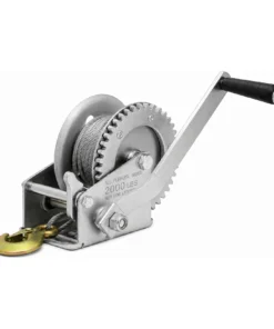 K-2 Hand Winch - 2000 LBS - Wire Dia - 5.00 mm with 8 mtr Wire Rope