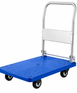 K-2 600 Kg Steel Platform Trolley - Rubber Wheels