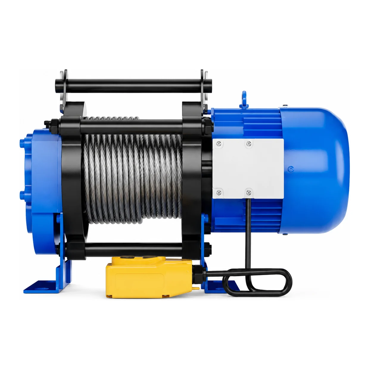 KCD Electric Winch 415V/ 3 Phase - 0.5 - 1 Ton - with 100 Mtr Wire rope of 6 mm dia