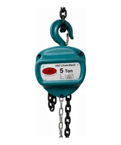 Leo Chain Pulley Block - 5 Ton - 3m Lift - Double Fall with 10mm Chain
