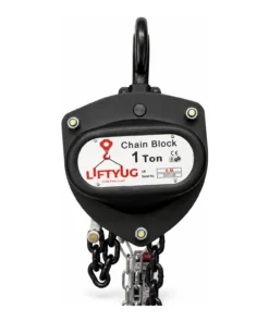 Liftyug Chain Pulley Block - 1 Ton - 6m Lift - Single Fall with 6mm Chain