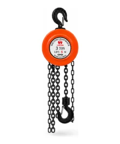 Longyan Chain Pulley Block - 3 Ton - 6 m Lift - Double Fall with 8 mm Chain