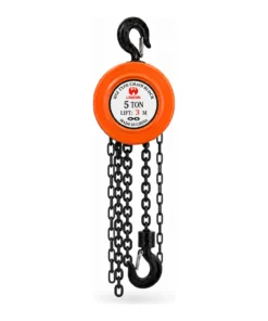 Longyan Chain Pulley Block - 5 Ton - 3 m Lift - Double Fall with 10 mm Chain