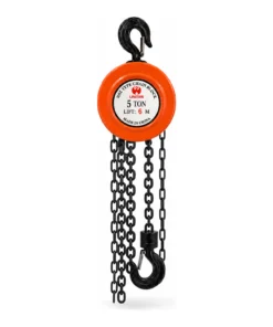 Longyan Chain Pulley Block - 5 Ton - 6 m Lift - Double Fall with 10 mm Chain