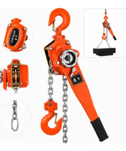 Liftyug Ratchet Lever Block - 6 Ton - Double Fall with 10 mm Chain