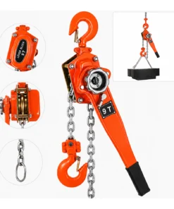 Liftyug Ratchet Lever Block - 9 Ton - Triple Fall with 10 mm Chain
