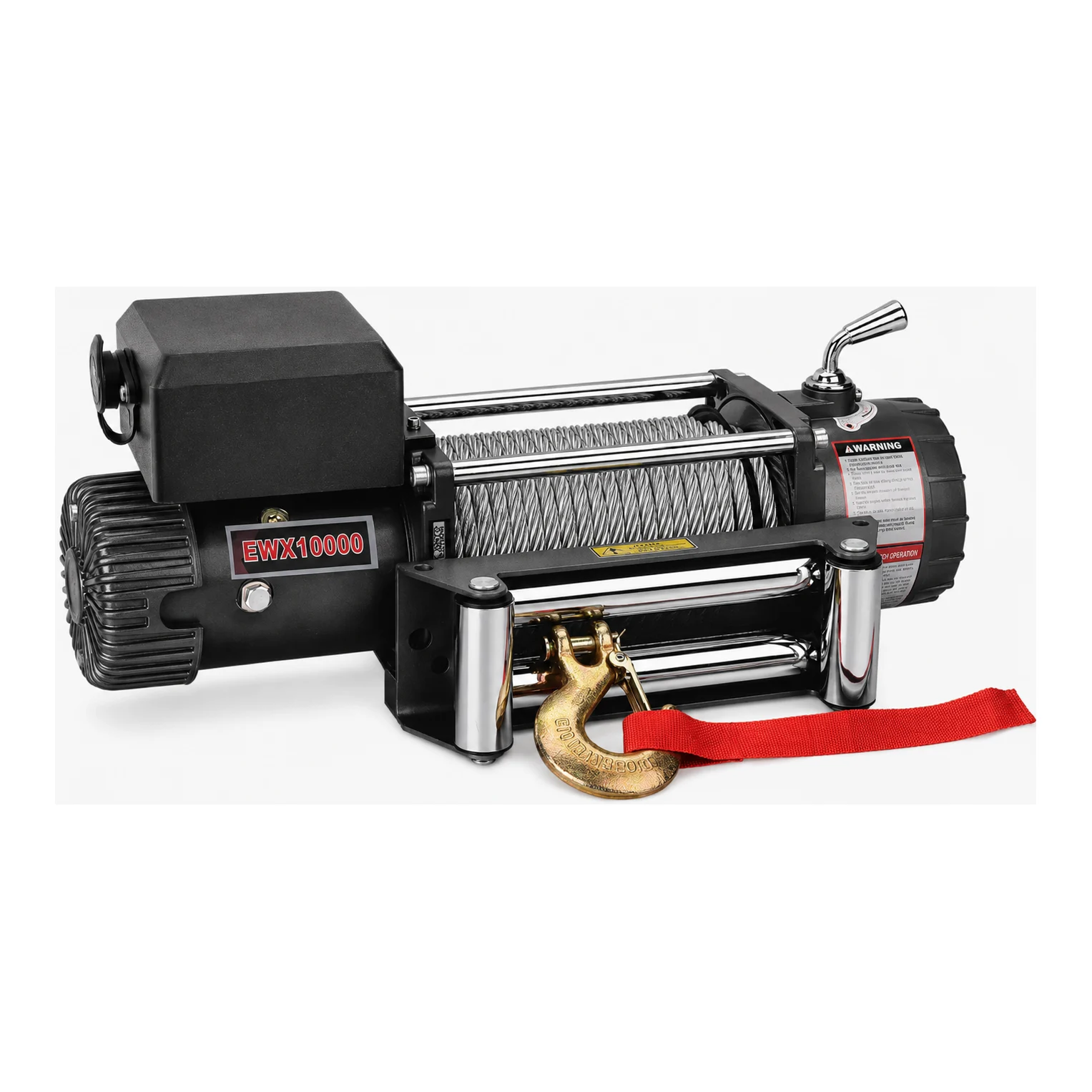Runva Jeep Winch - 10000 LBS - Wire Dia - 9.2 mm with 26 Mtr Wire Rope
