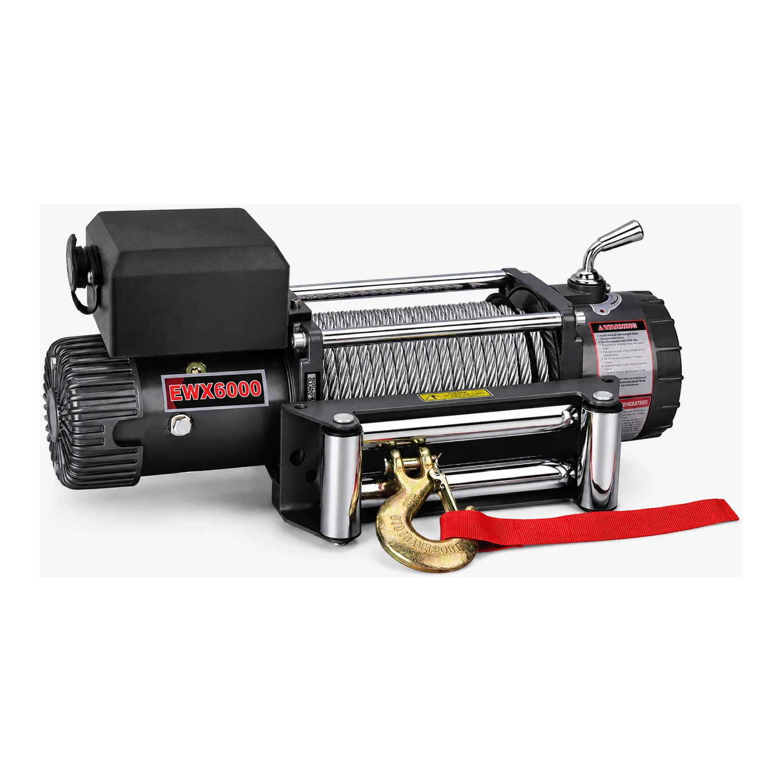 Runva Jeep Winch - 6000 LBS - Wire Dia - 7.2 mm with 14 Mtr Wire Rope