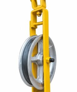 EDF Single Sheave Aerial Roller (Rubberized) Dia 800mm
