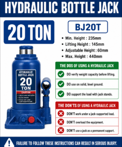 LEO Hydraulic Bottle Jack - 20 Ton - 440 mm