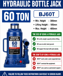 Hydraulic Bottle Jack 60 Ton Info 247x296