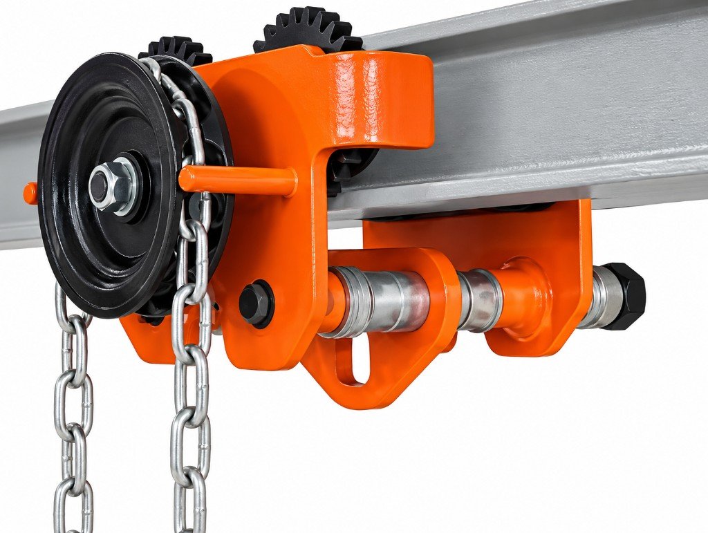 K-2 Gear Trolley (Double Stud) 1 Ton x 3 Mtr Lift